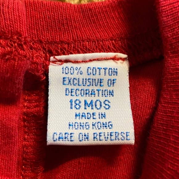 Red Bicycle / Tricycle Onesie. 18 mo - Picture 5 of 7